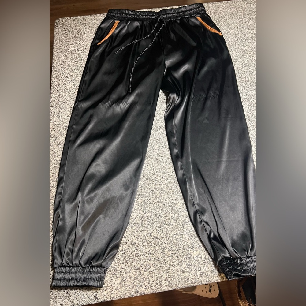 Two Fly brand silk joggers